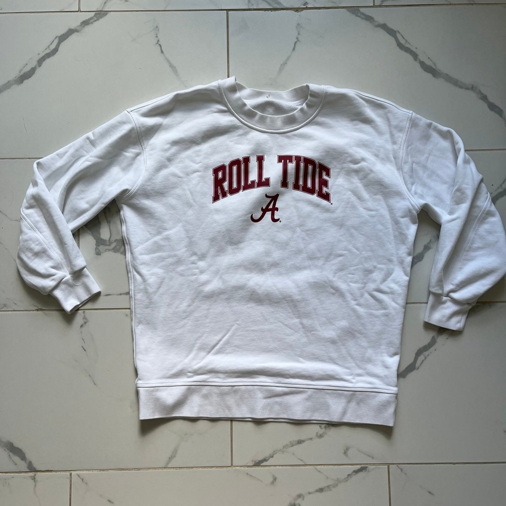 Lululemon perfectly oversized crewneck sweatshirt University of Alabama sz 6 - Picture 1 of 6